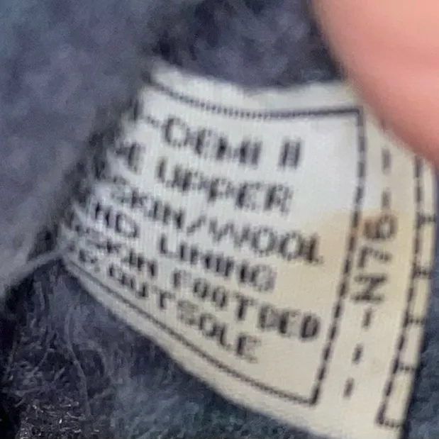 BEARPAW Demi Gray suede leather & sherpa  sherpa wool Fall Winter Boot half boot - Image 9