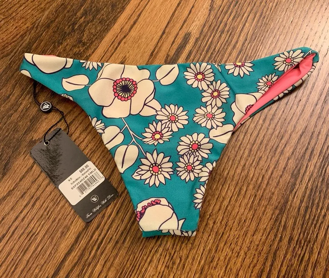 Wildfox Sixties Floral Bikini Bottoms - Image 2