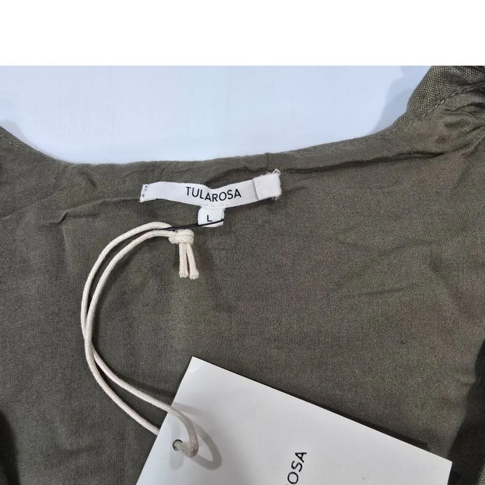 NWT Tularosa | Revolve | Olive Green Elias Dress Size Large - Image 7