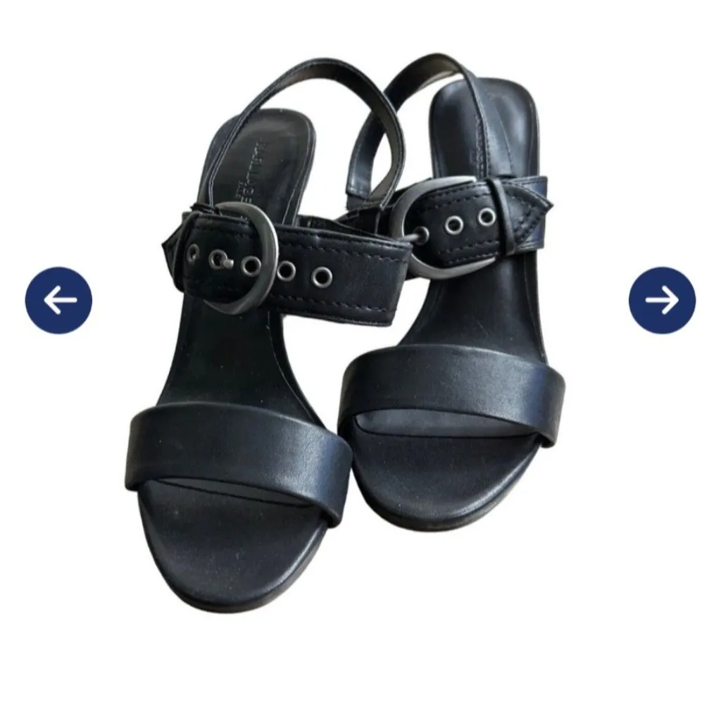 Karl Lagerfeld Colene 8M Strappy Business Casual Ankle Strap Heels Black Size 8 - Image 2