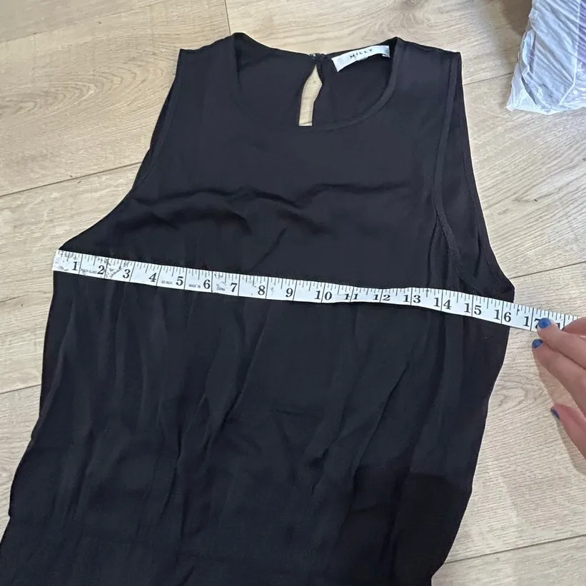 Milly Classy Silk Maxi Dress Size 2 - Image 7