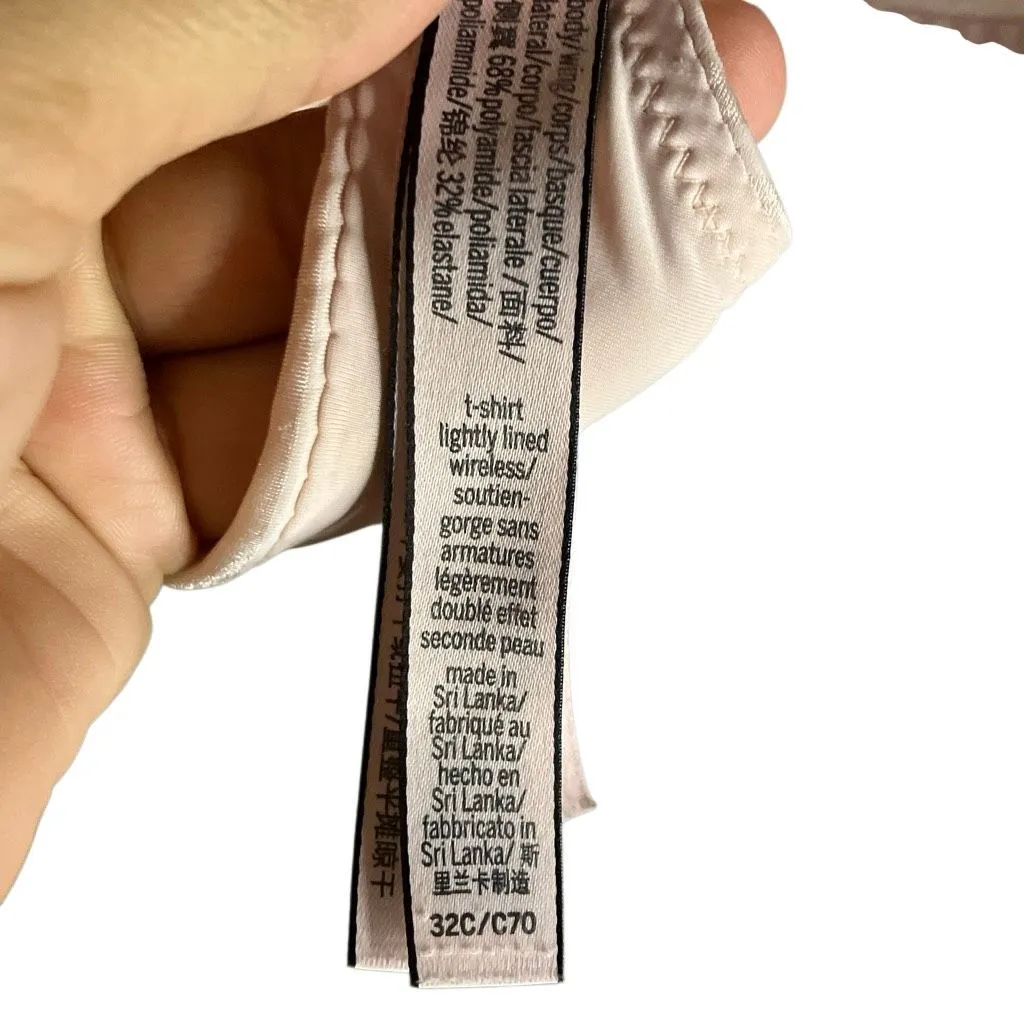 Victoria secret Pink stripe T-shirt lightly lined wireless 32C - Image 4