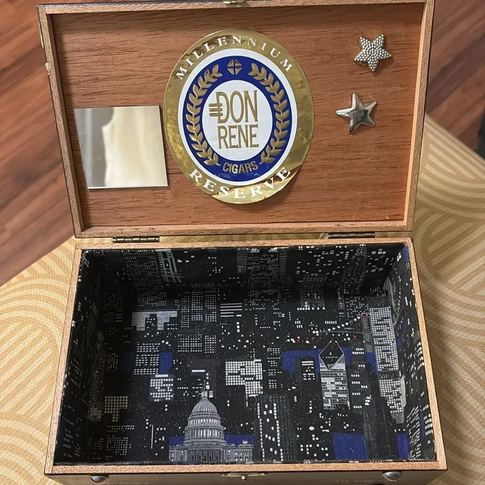 Handmade Cigar Box Purse Collectible Dominican Republic - Image 6