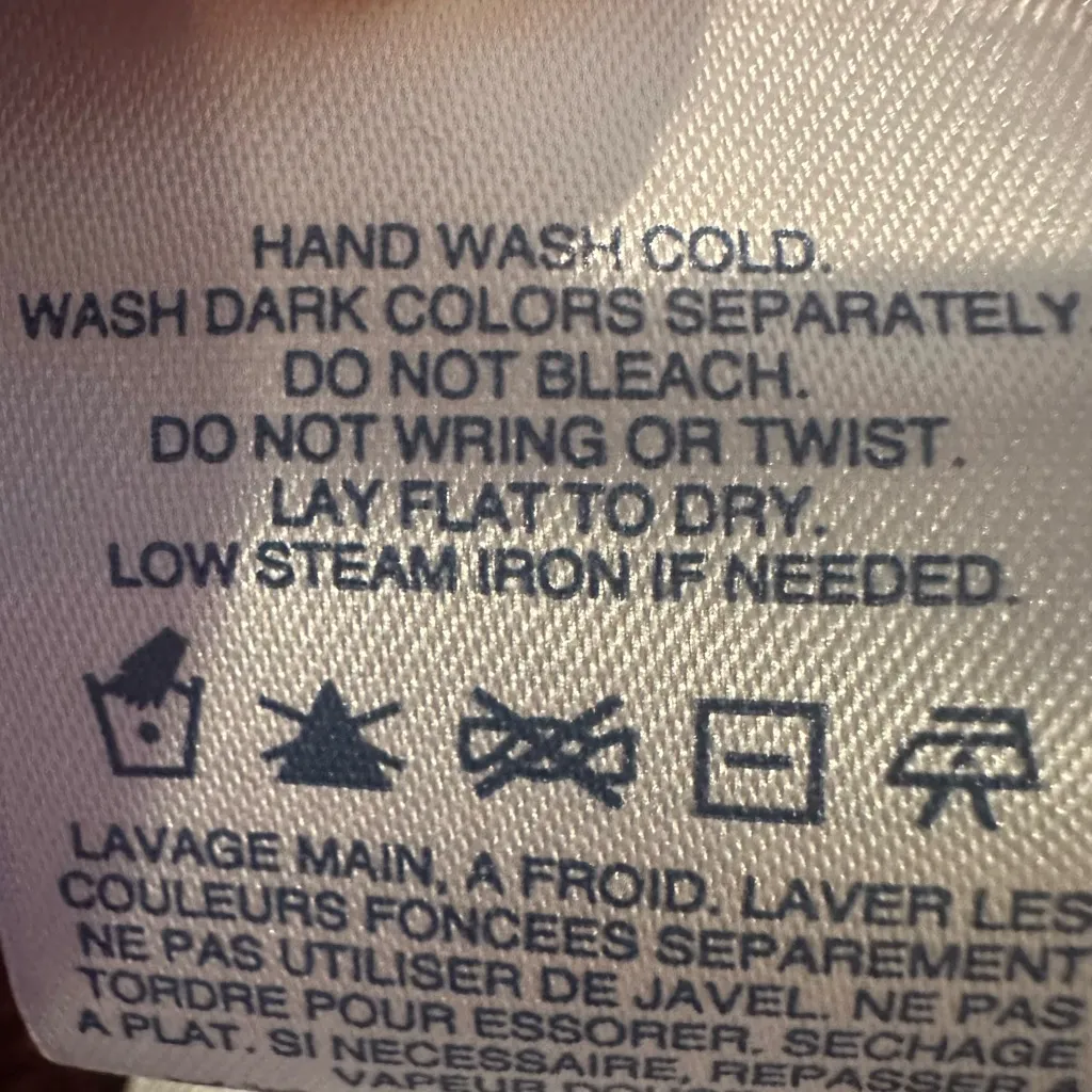 Lands'‎ End Fair Isle Turtleneck Sweater Women's 2X Burgundy Cotton Wool Blend - Image 7