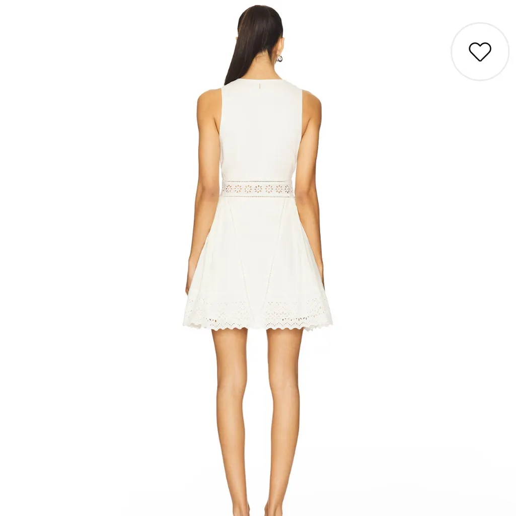 MISA Los Ángeles Cicely Dress in Cream Eyelet - Image 4