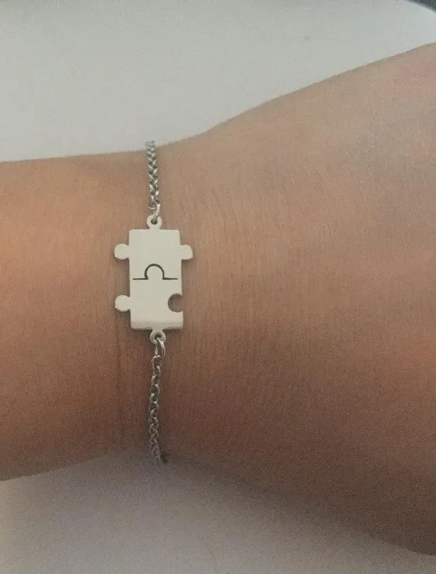 Puzzle Stainless Steel Chain Bracelet - Image 3