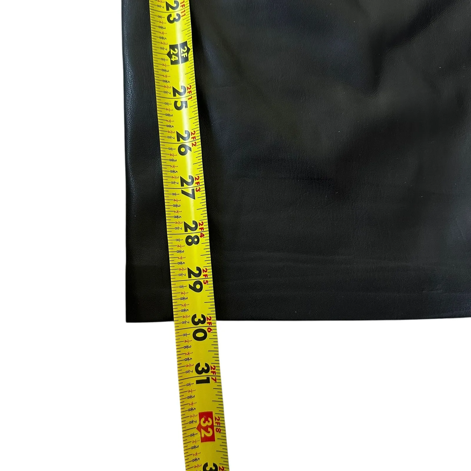 House of Harlow 1960 Black Wide Leg Faux Leather Pants Women's Size 10 | 73 - Image 7