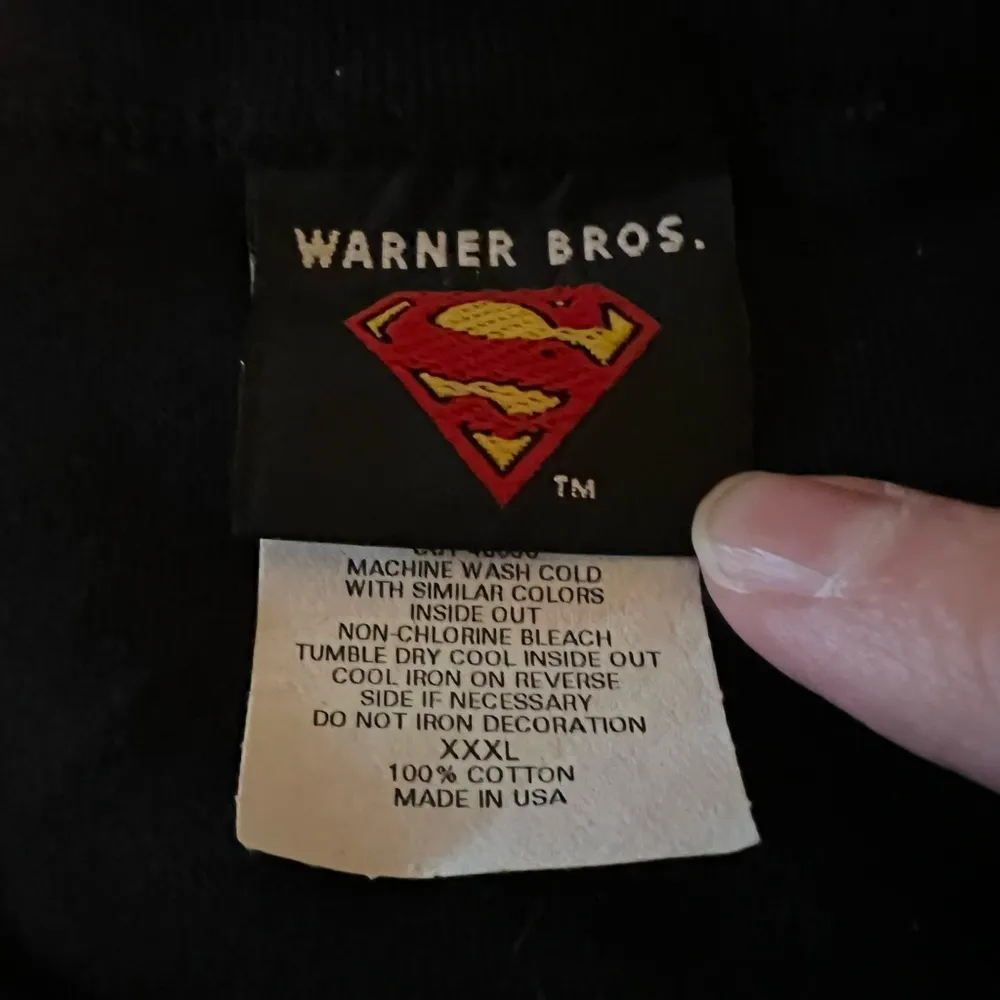 Warner Bros Superman Flames DC Comics Shirt Women’s Super Hero Graphic Tee XXL - Image 3