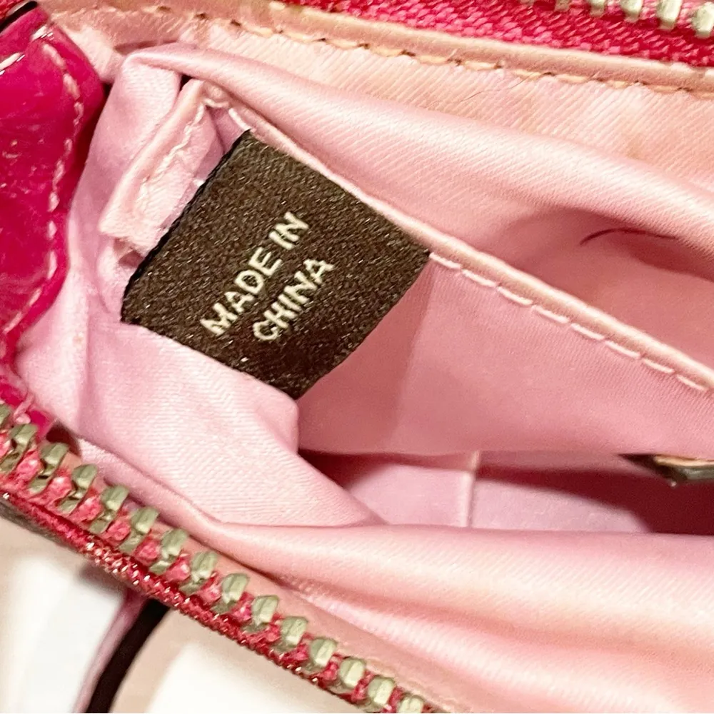 Coach Pink Poppy Story Multi Zipper Crossbody Bag - Image 5