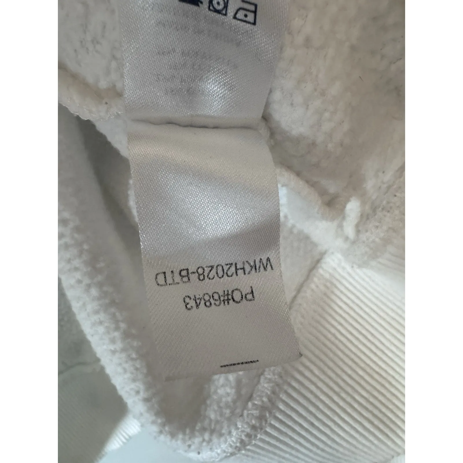 Faherty Women's White Hoody Sz M - Image 5