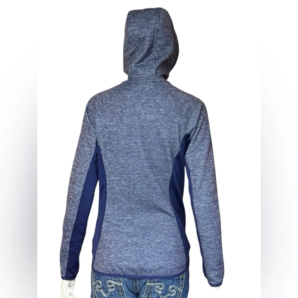 The North Face  Navy Heathered Full-Zip Jacket Size SP - Image 7