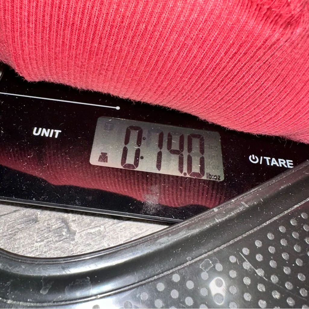 Carhartt Women's Loose Fit Heavyweight Long Sleeve T-Shirt Red XL workwear - Image 10