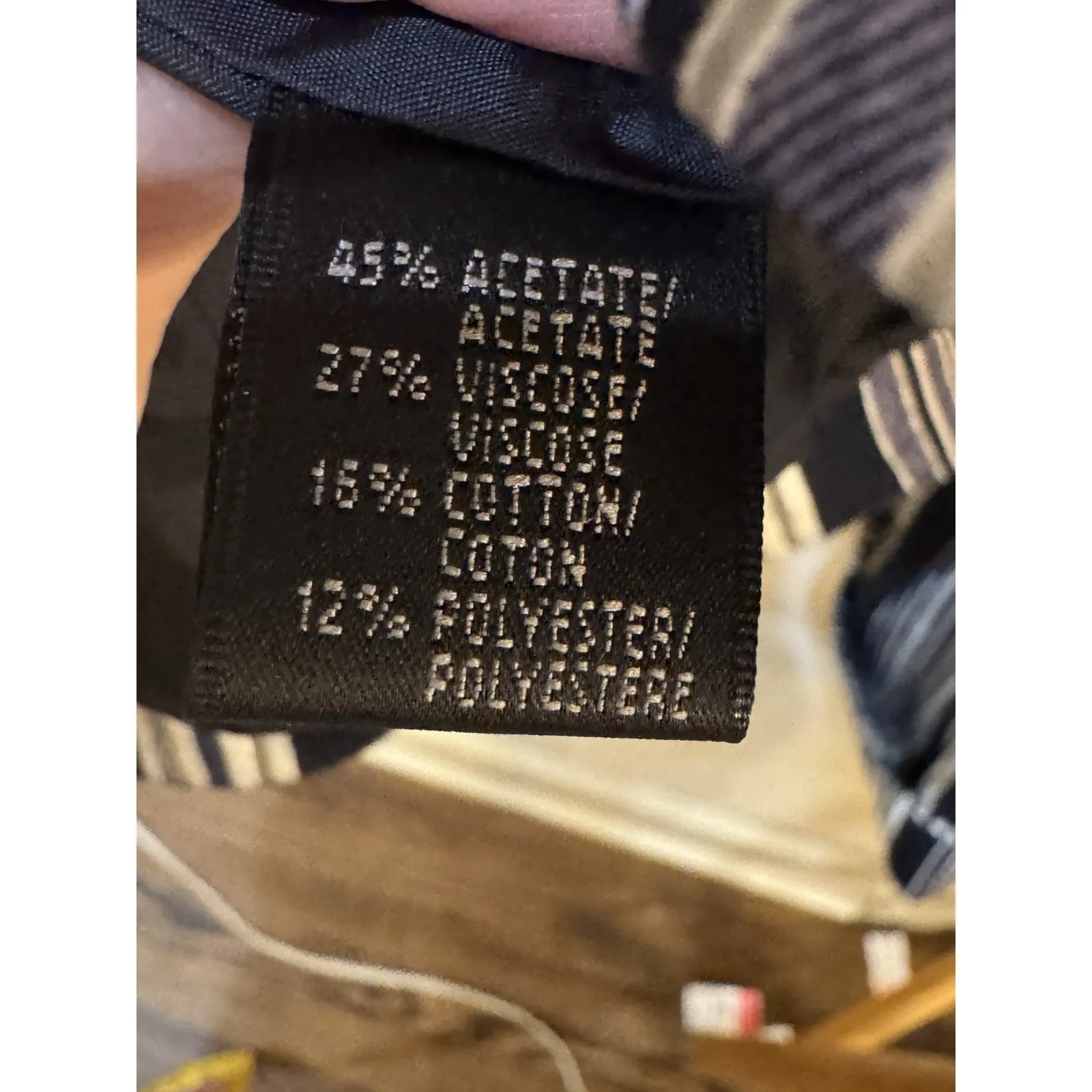 Layfayette 148 Stripped Jacket Blazer‎ Size 16 - Image 9