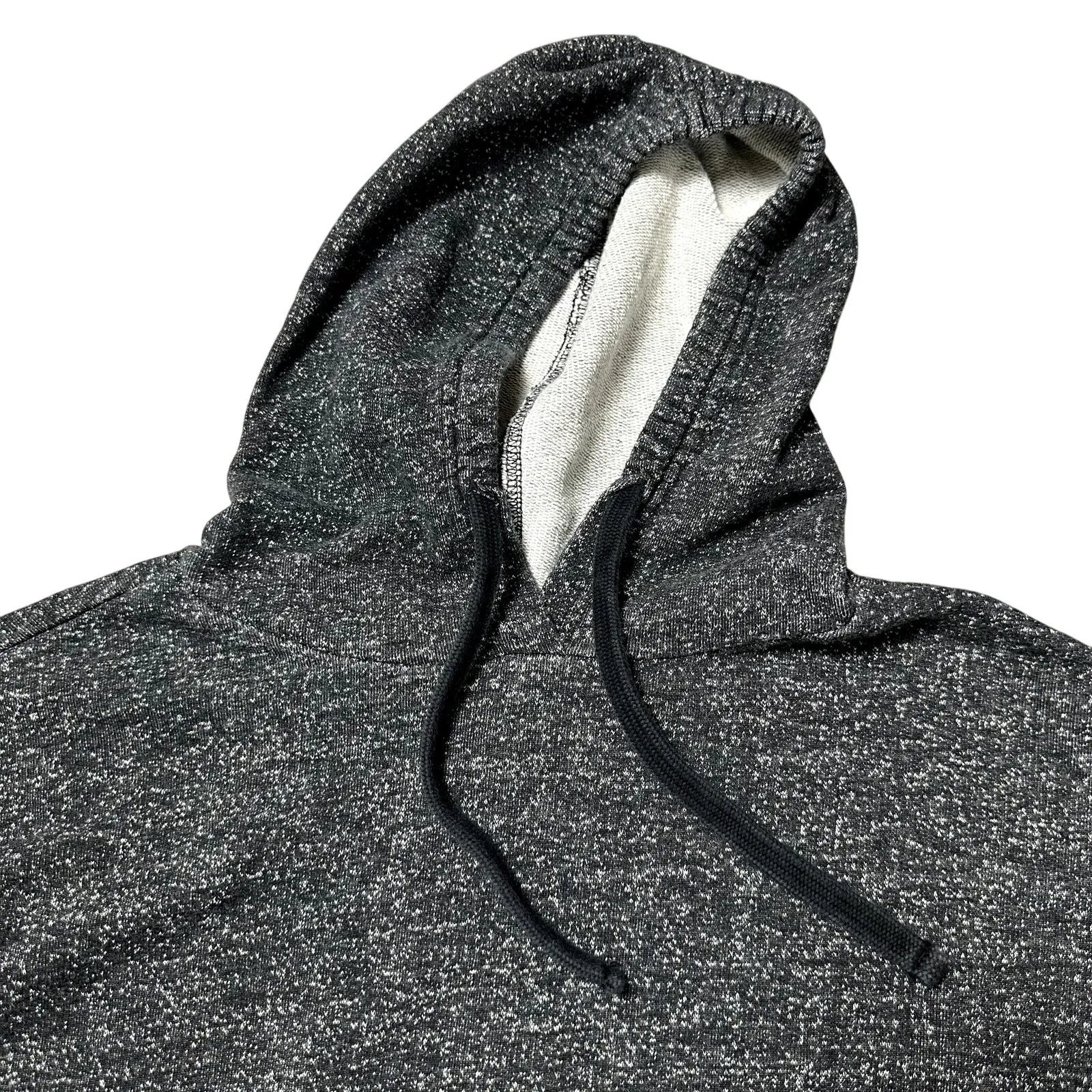 Pact Gray Organic Cotton Hoodie Sweatshirt Zipper Detail - Image 2