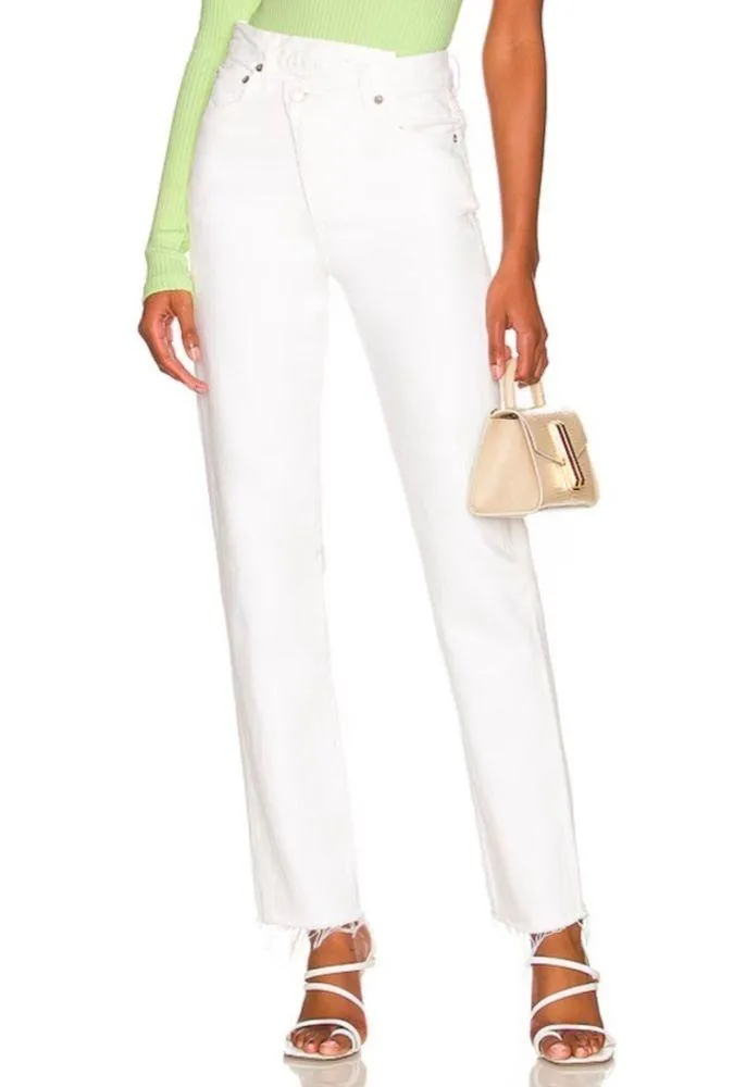 AGOLDE Criss Cross Straight Leg Jeans Element - Image 2