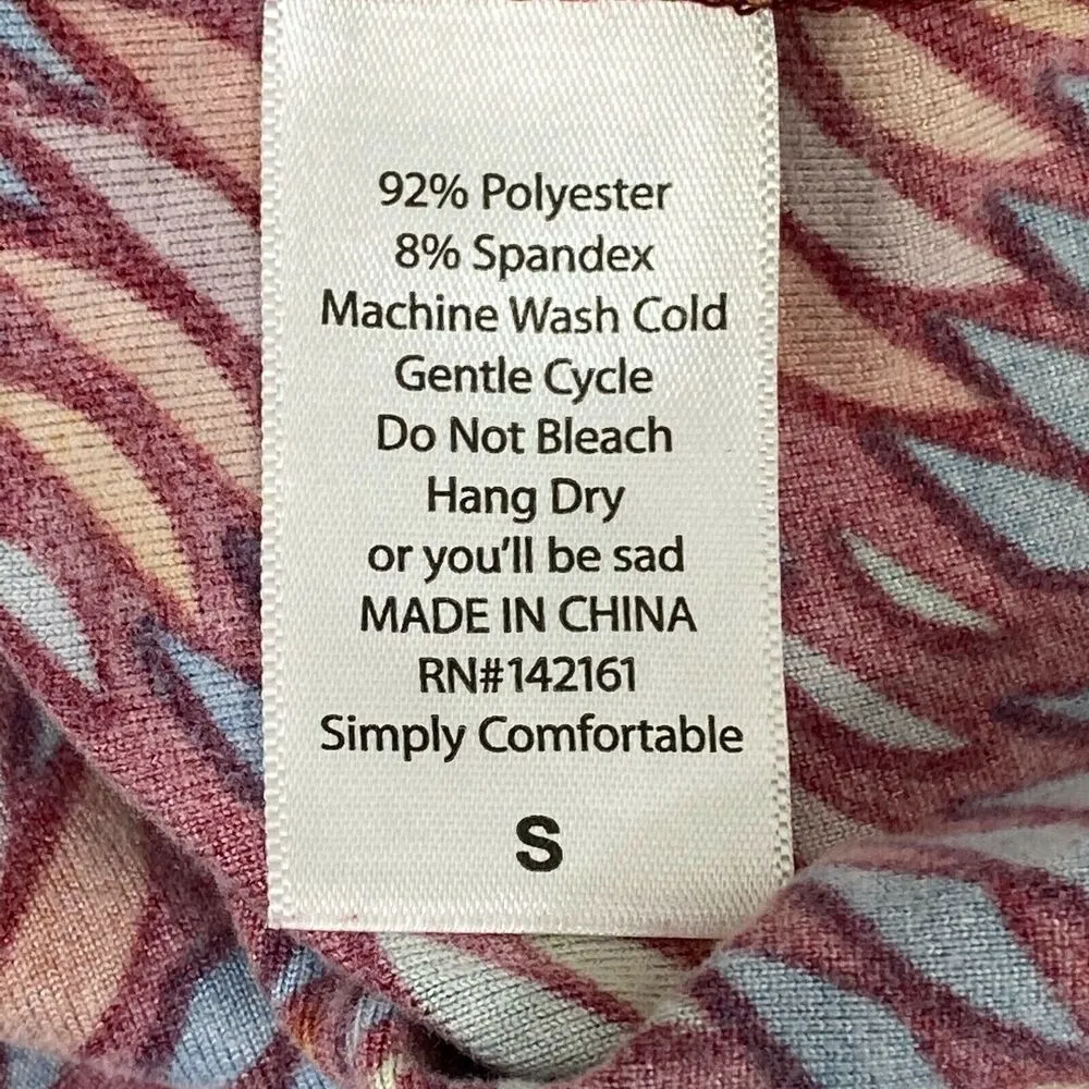 Lularoe Rainbow Irma High Low Tunic T-Shirt Tee Top Shirt Size Small S Womens - Image 3