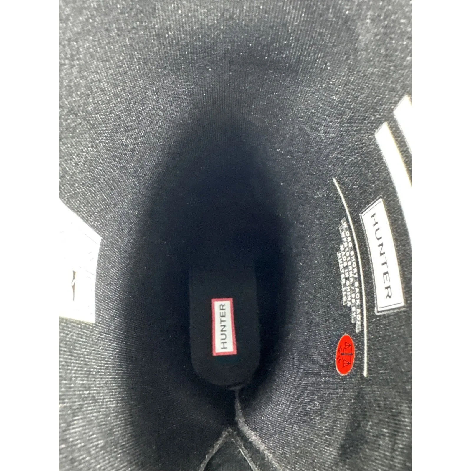 New Hunter Women's Black (BLK) Original Short Back Adjustable Rain Boots Sz 7 - Image 11