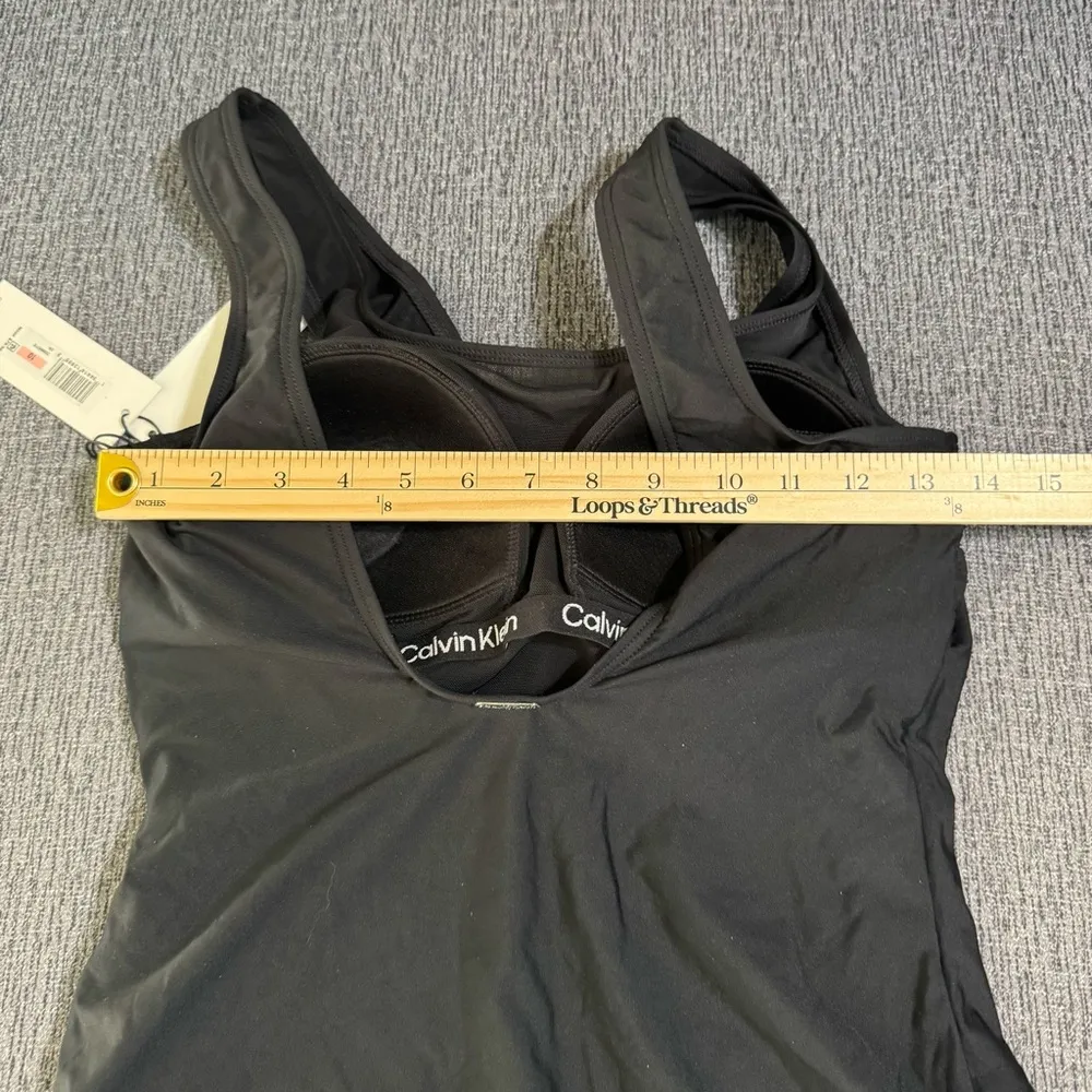 Calvin Klein Women’s One Piece Black Swimsuit - Image 13