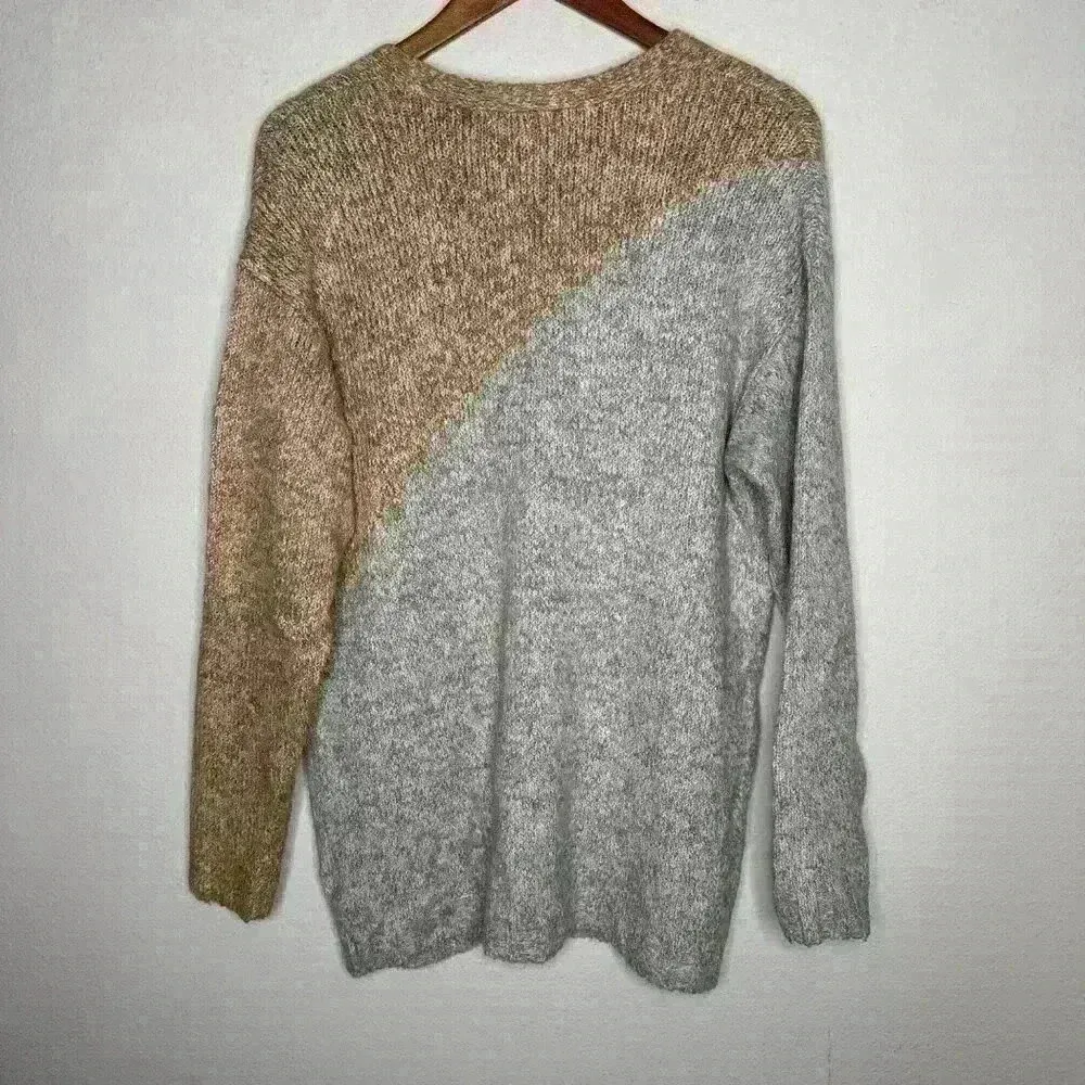 Cabi Tilt Cardigan Sweater Style‎ 3886 Gray Camel Sz Small - Image 2