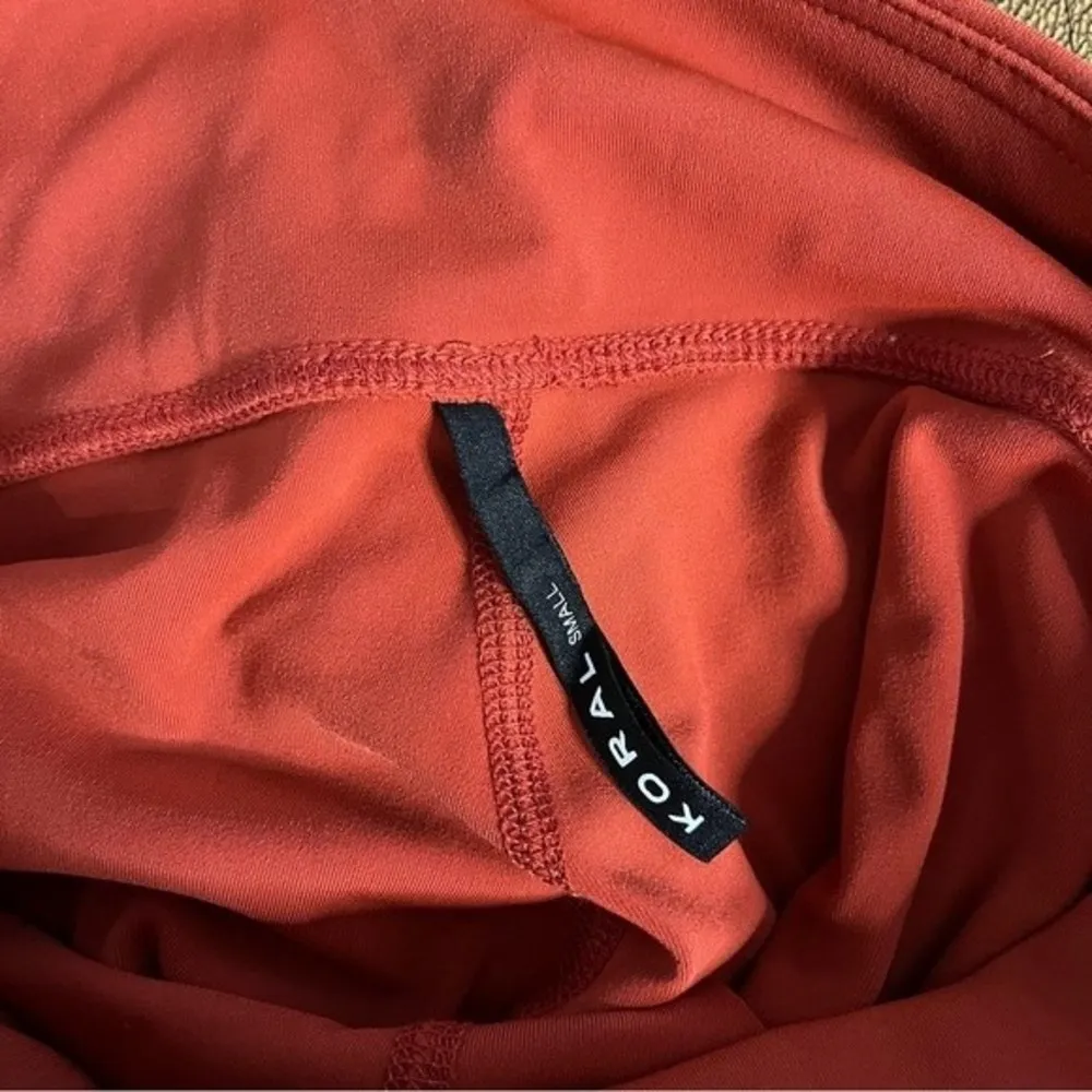 NWOT Koral Drive High Rise Blackout Activewear Gym Legging Rouge Red Orange sz S - Image 96
