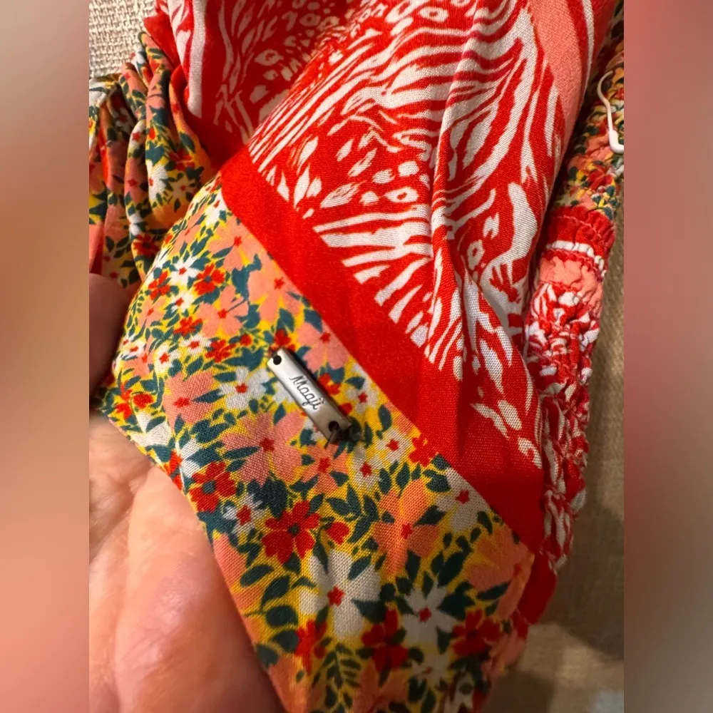NEW NWOT Maaji Cherry Blossom Emery Maxi Dress reversible long floral size small - Image 12