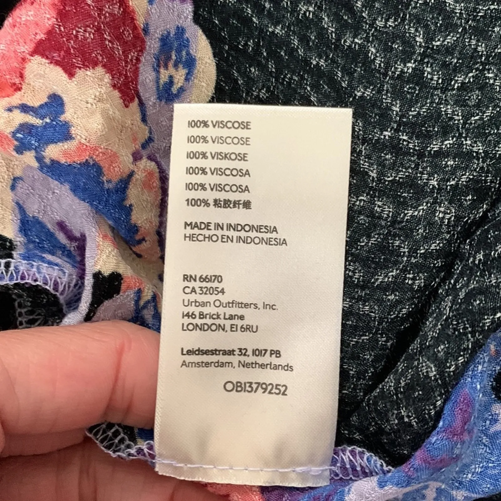 Free People Brunch A Bunch Purple Combo Floral Button Up Tunic Mini Dress - Image 6