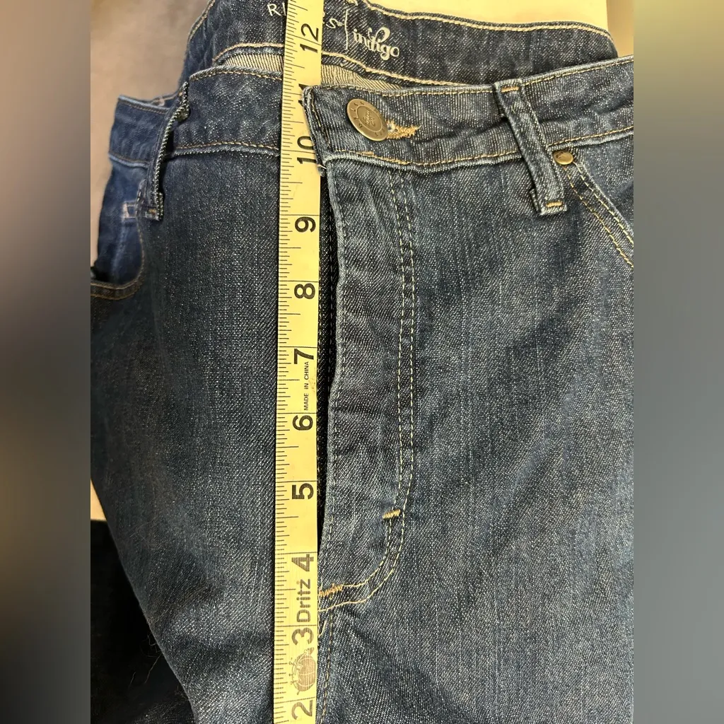 Riders by Lee Women's Straight Leg Jeans - Dark Blue - Image 4