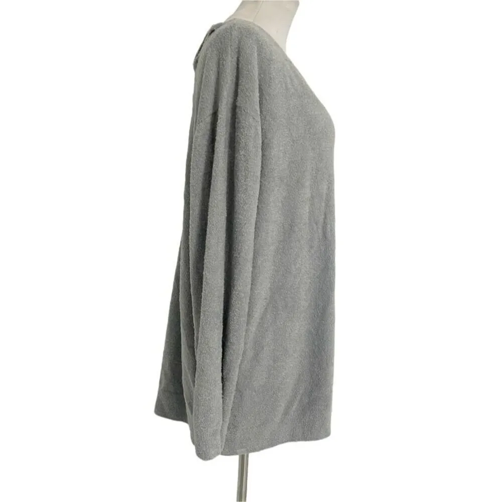 Barefoot Dreams Size XL  CozyChic Lite Lace-Up Pullover $140 - Image 5