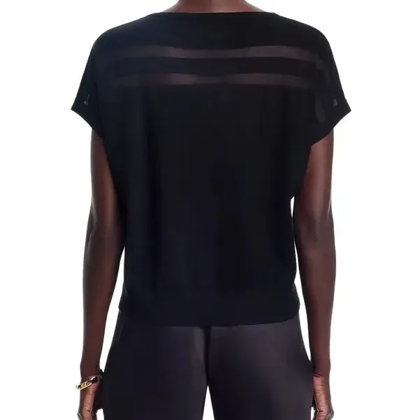 Sioni Mesh Inset Sweatshirt Black size Medium - Image 2