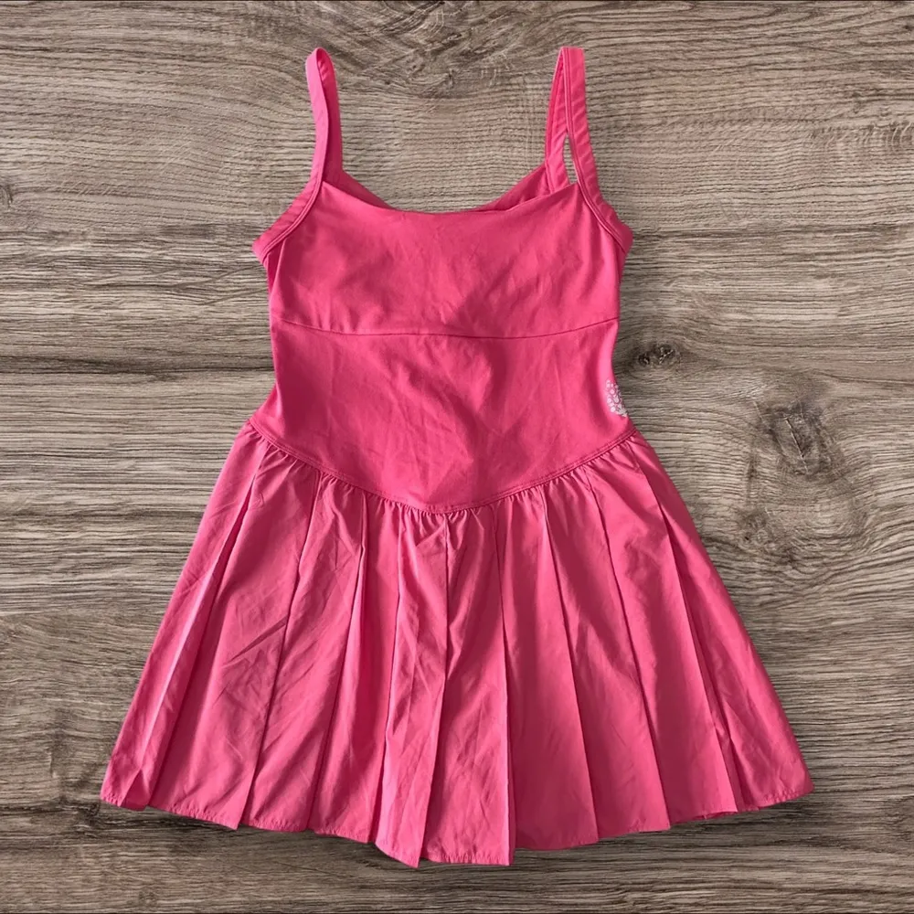 #275 NWT Free People Swing of Things Skortsie in Hibiscus - Image 6