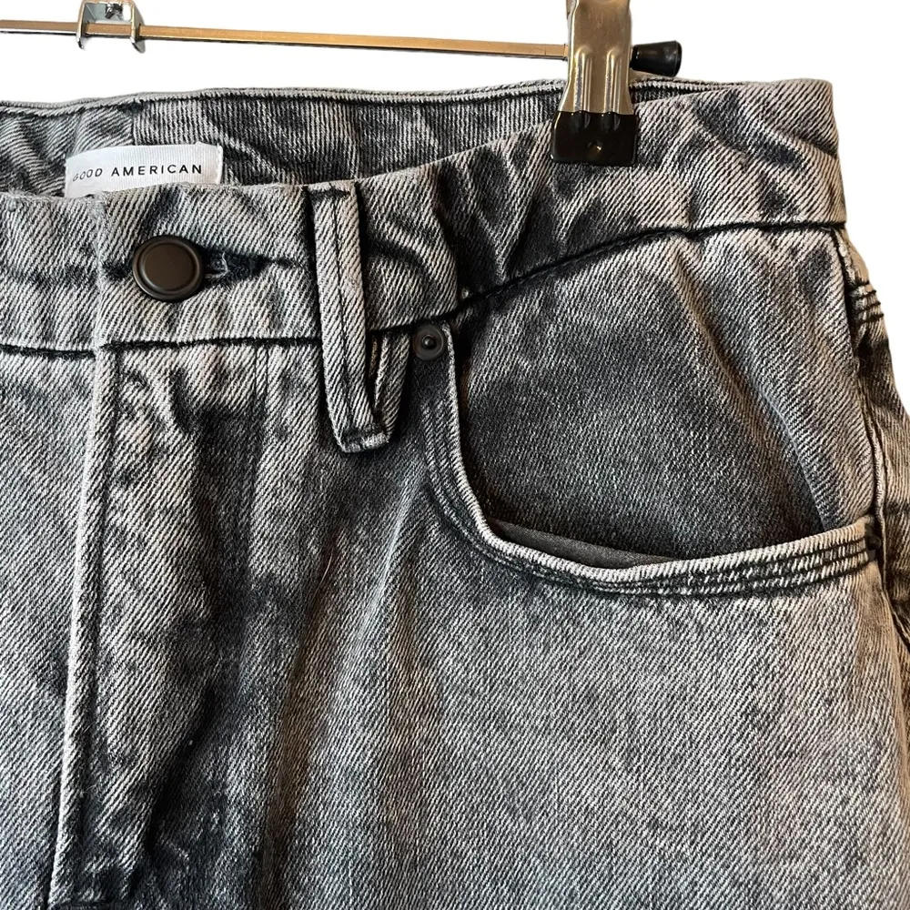 Blackish Gray 90s High Waist Relaxed Mom Jeans 6 - Image 2