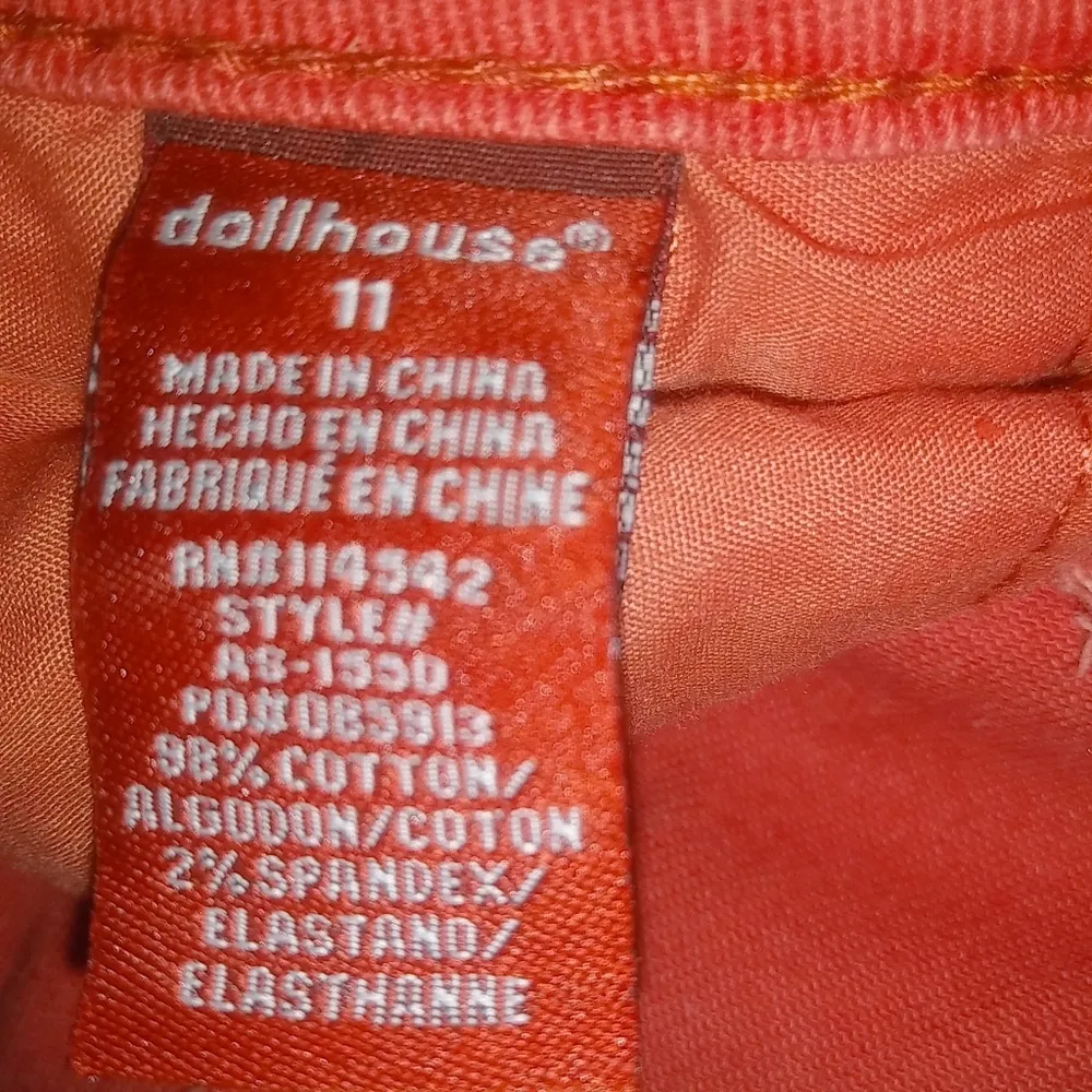 Dollhouse 11 32x29 Crazy Sexy Cool Orange Soda Jeans - Image 3