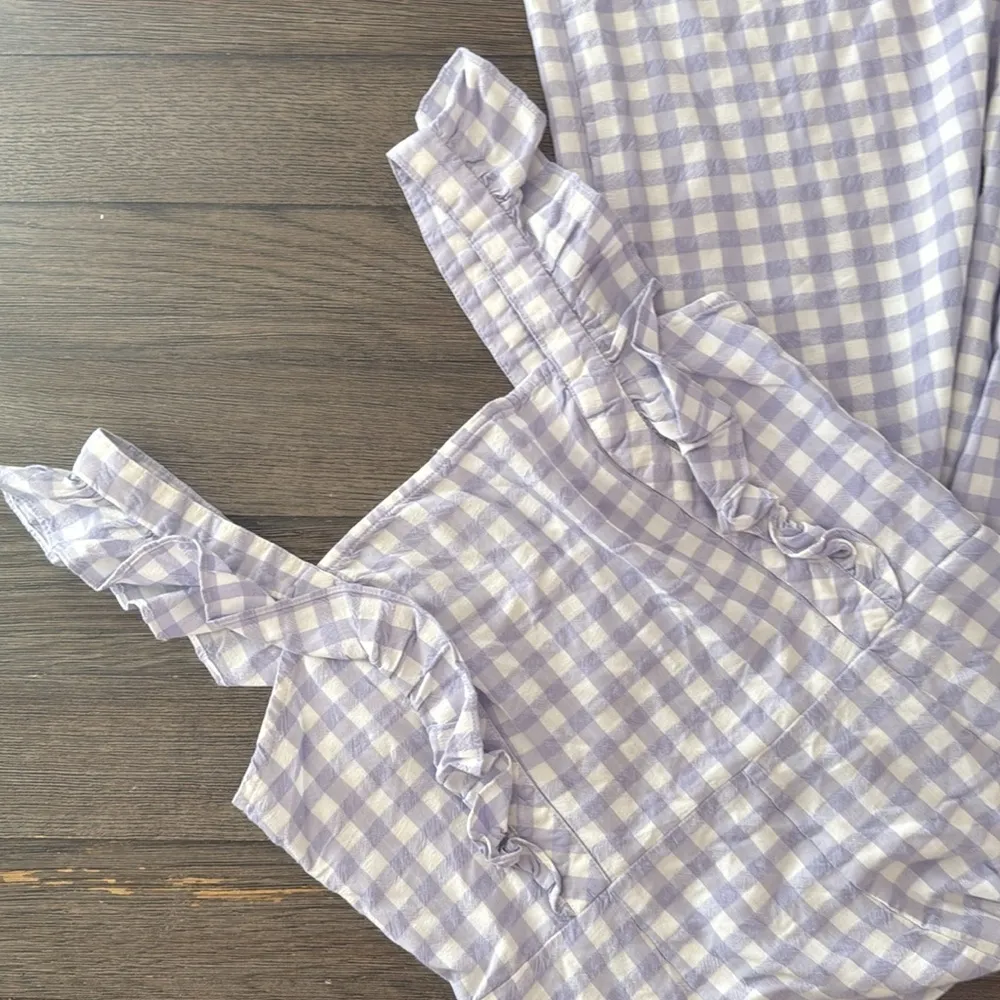 Emerson Gingham Ruffle Jumpsuit - Image 4