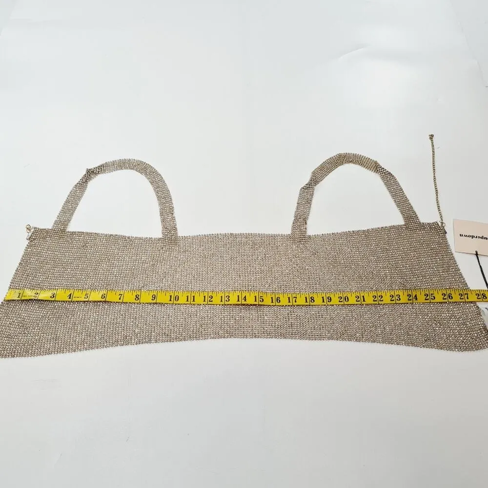 superdown  Mackenzie Crop Top in Gold - Image 12