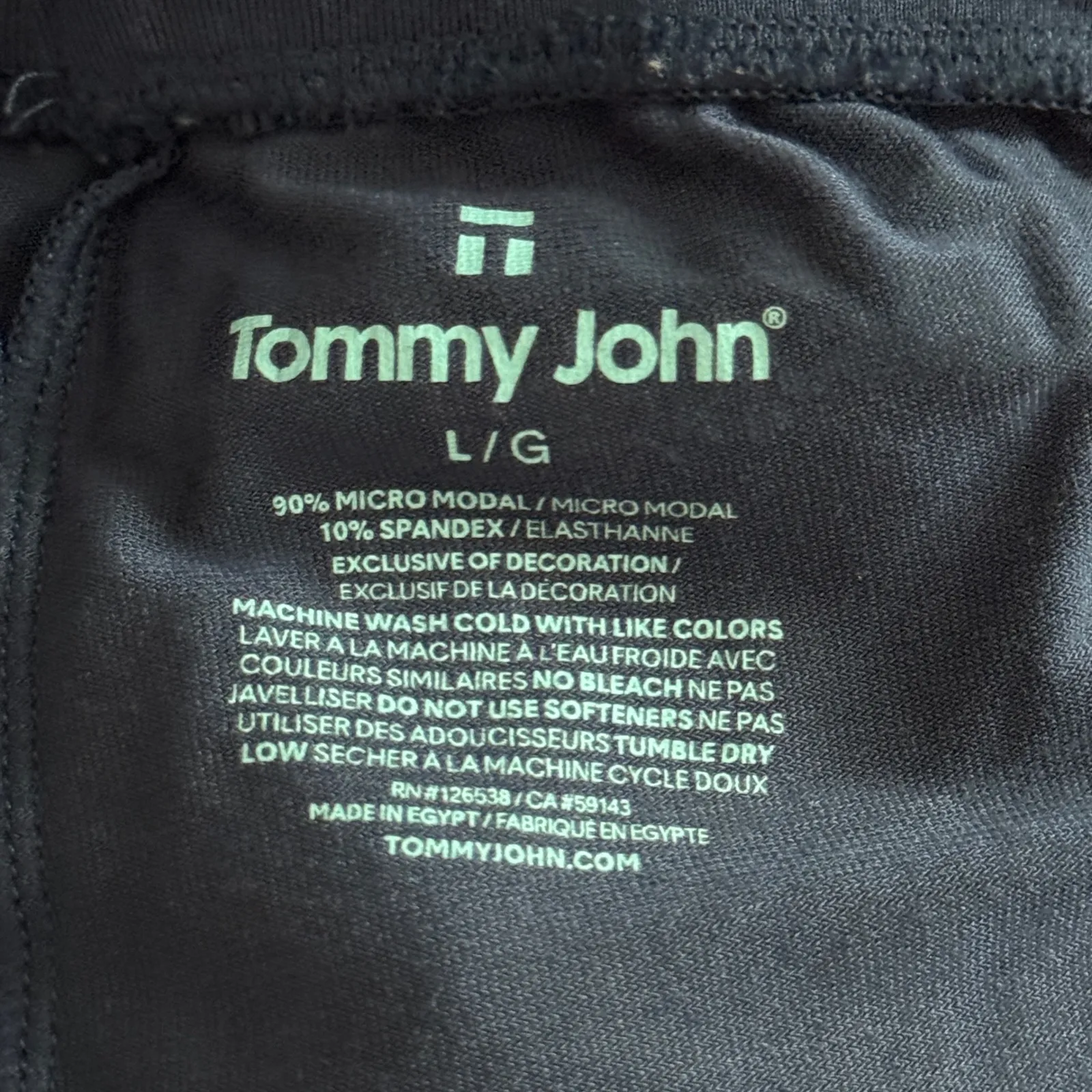 Tommy John Womens Lounge Pants Size L Blue Micro Modal Blend Pajama Bottoms Size L - Image 7