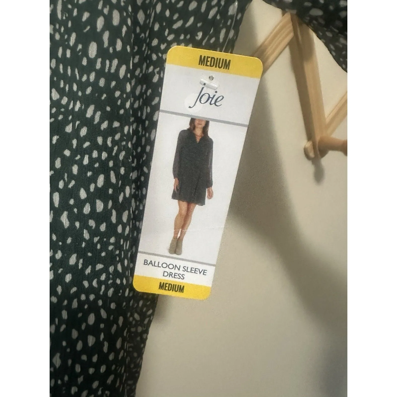 Joie Green And White Women’s Dress Size Medium Christmas Thanksgiving - Image 2