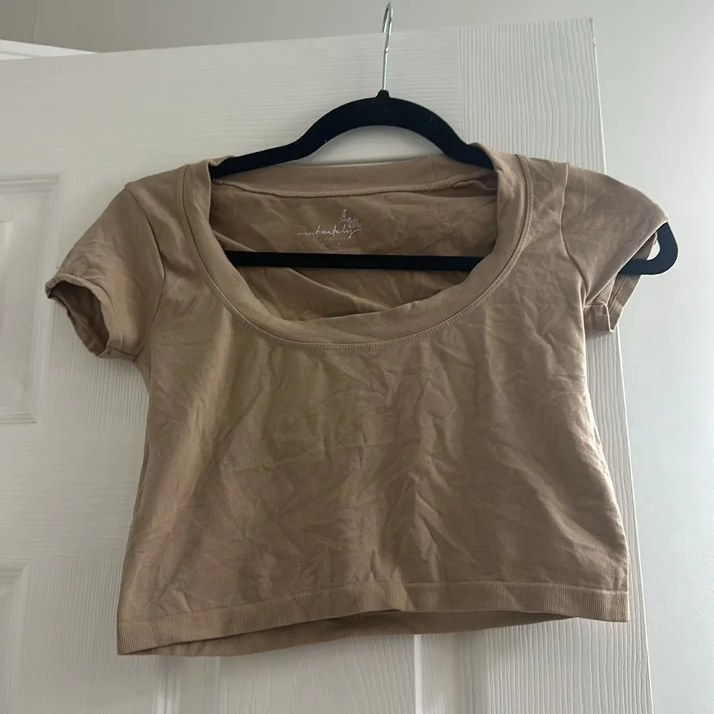 Free People Intimately Scoop Neck Top Tan - Image 2