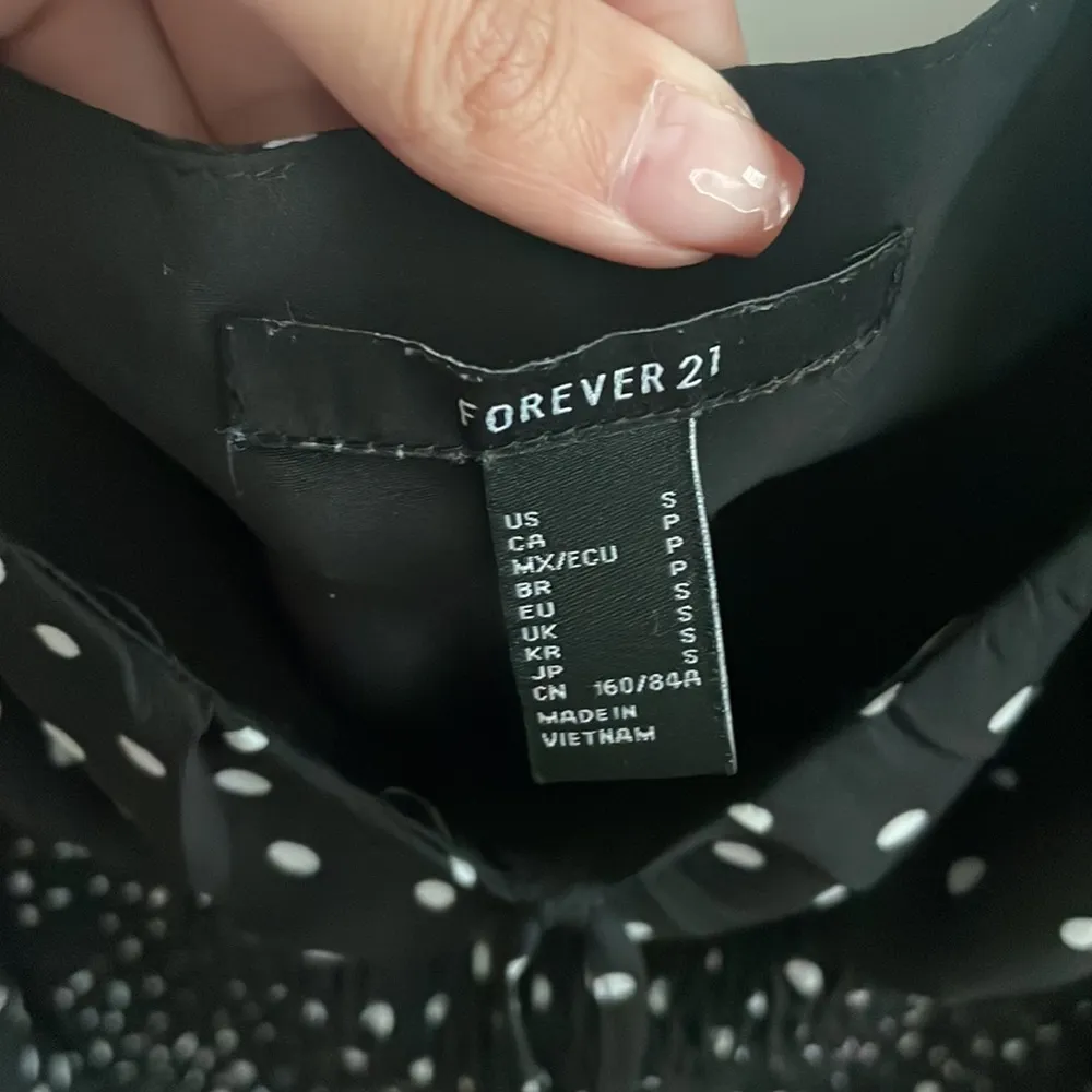 FOREVER 21 Black and white polkadot dress - Image 2