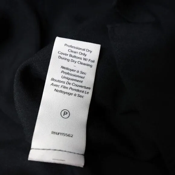 NEW Cinq à Sept Strapless 100% Silk Mini Dress, Black, US 8 - Image 11