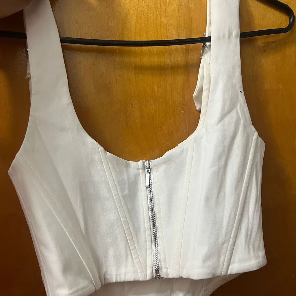 White Fox Corset Top XS - Image 3