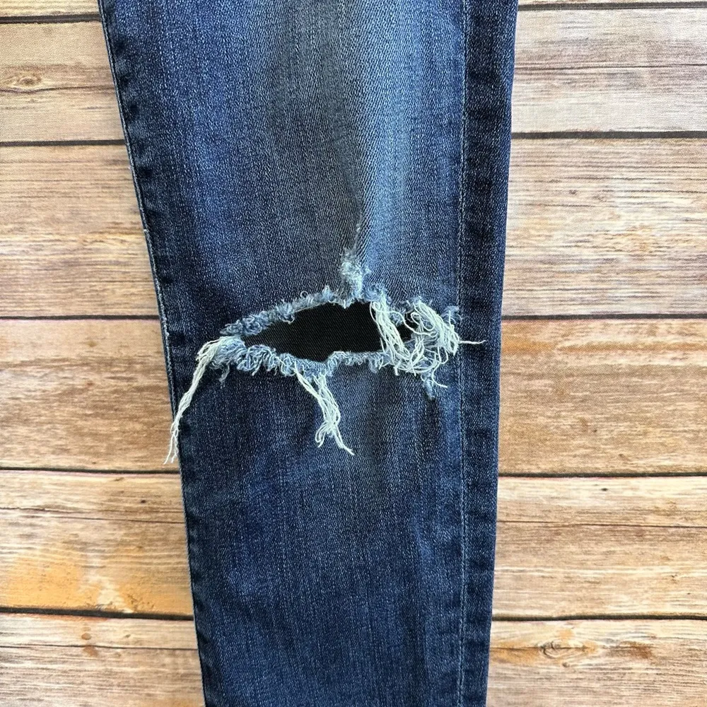 Citizens Of Humanity Jeans Size 27 Maternity Distressed Racer Low Rise Skinny - Image 3