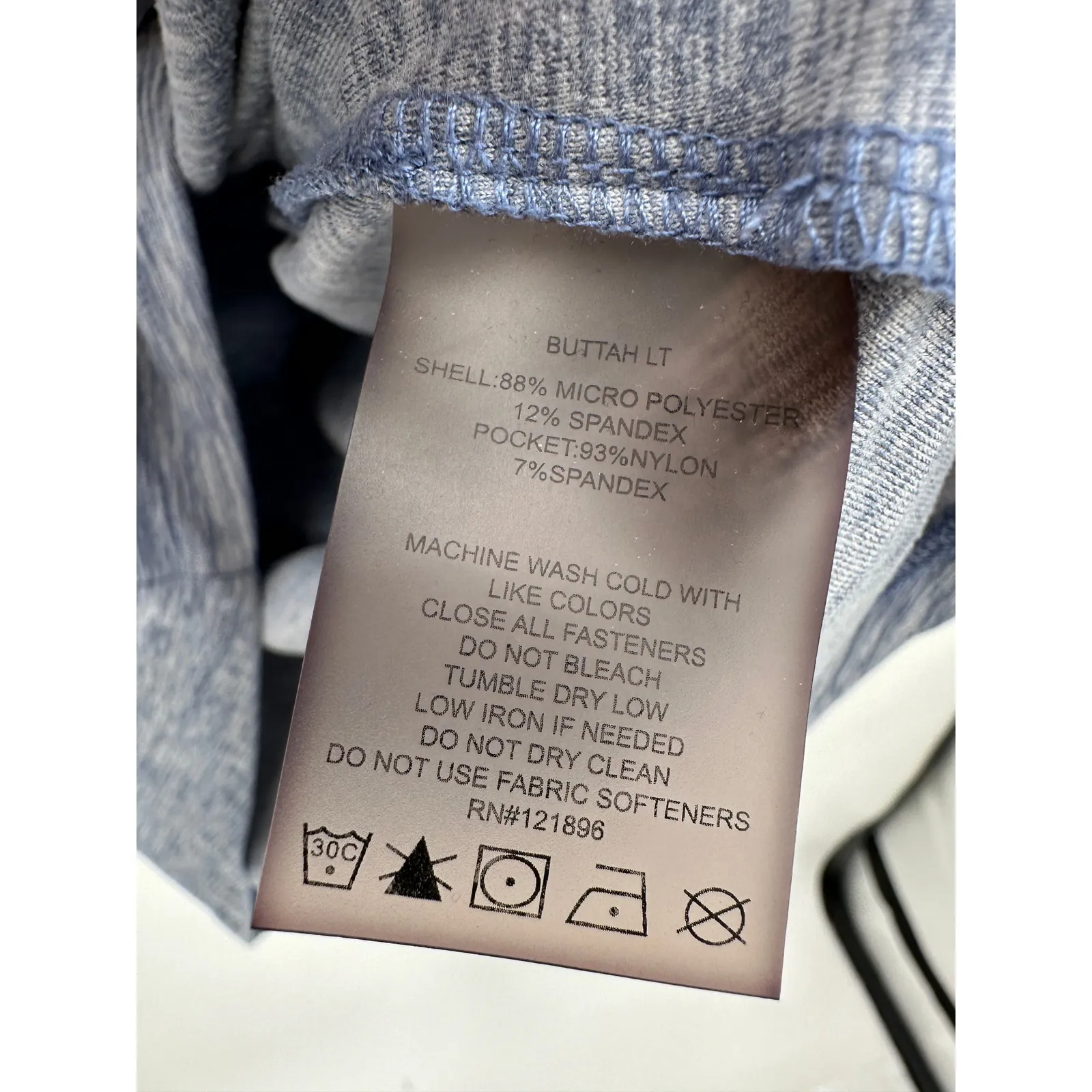 Title Nine Shirt‎ Women Large Blue Long Sleeve Cinch Sleeve Workout Training - Image 7