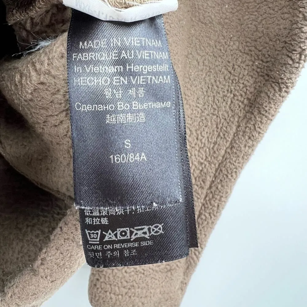 Marmot women's brown fuzzy sherpa full zip up jacket coat outdoor size small - Image 7