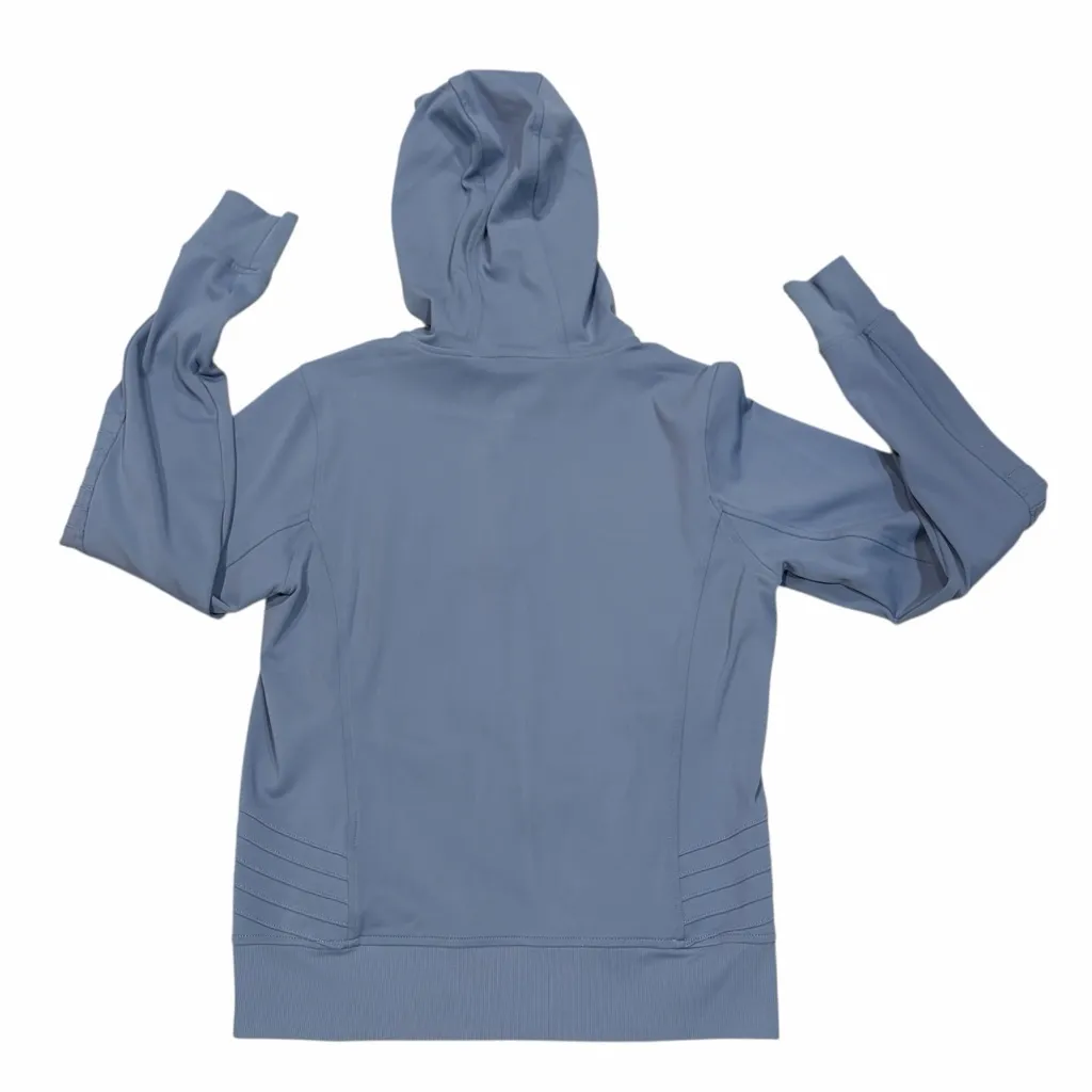 Athleta Periwinkle Blue Venice Moto Hoodie Jacket size XS - Image 6