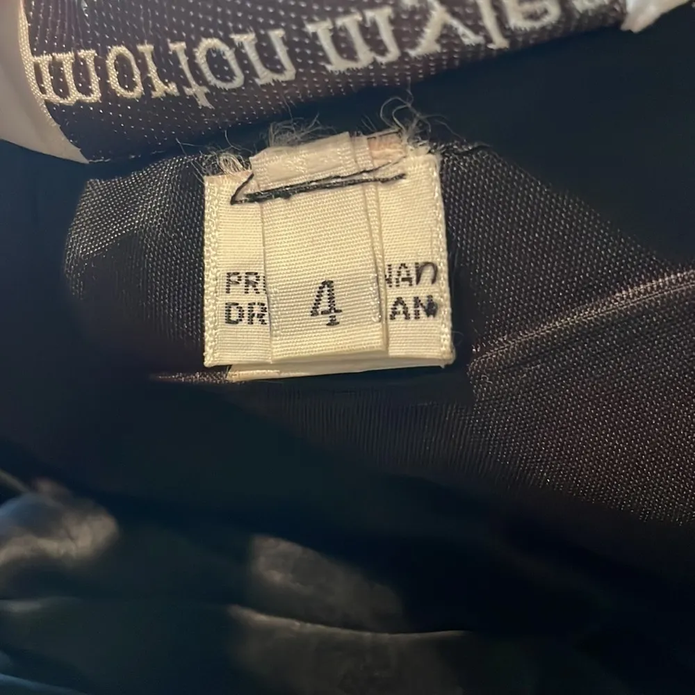 Vintage Morton‎ Myles 80's Big Bow Strapless Gown in Black Size 0 - Image 6