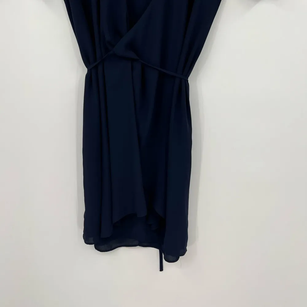 Aritzia Babaton Wallace Wrap Dress in Pure Indigo Navy true wrap dress Size XS - Image 9