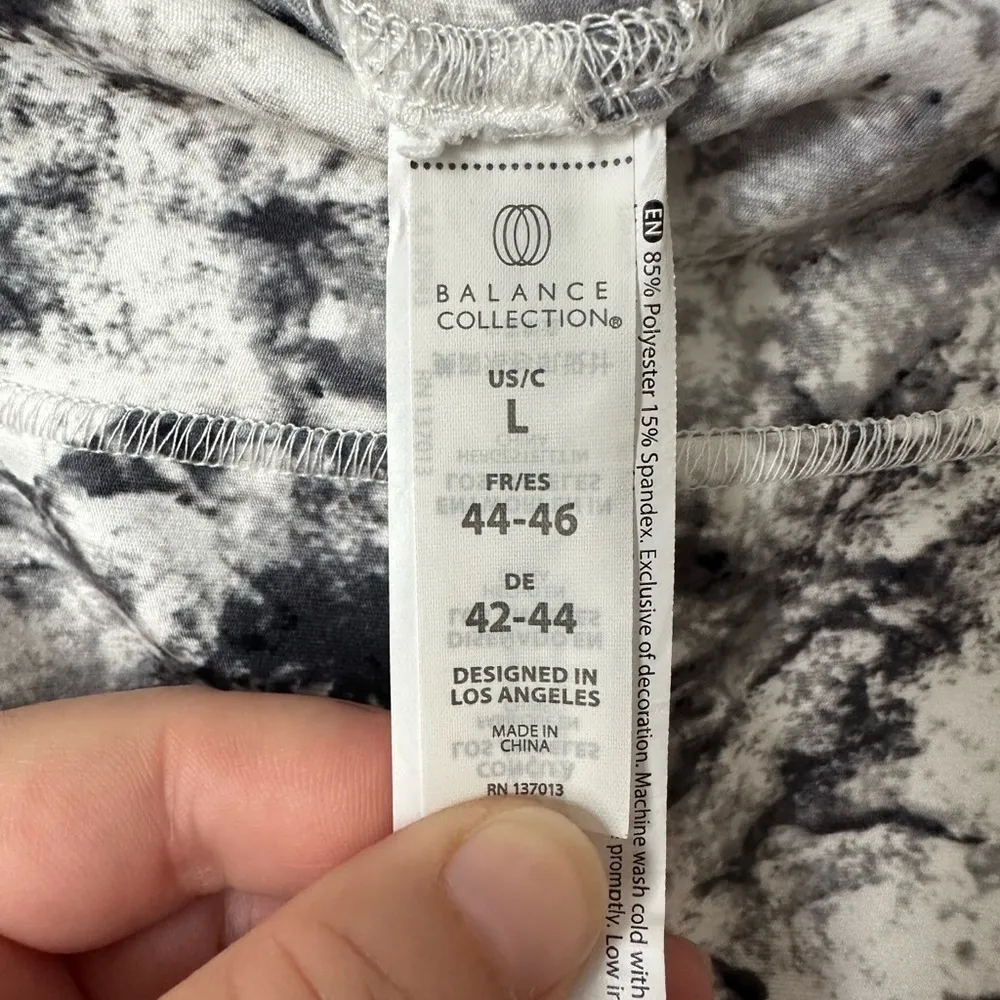 Balance Collection Marble Contender Leggings size L - Image 5