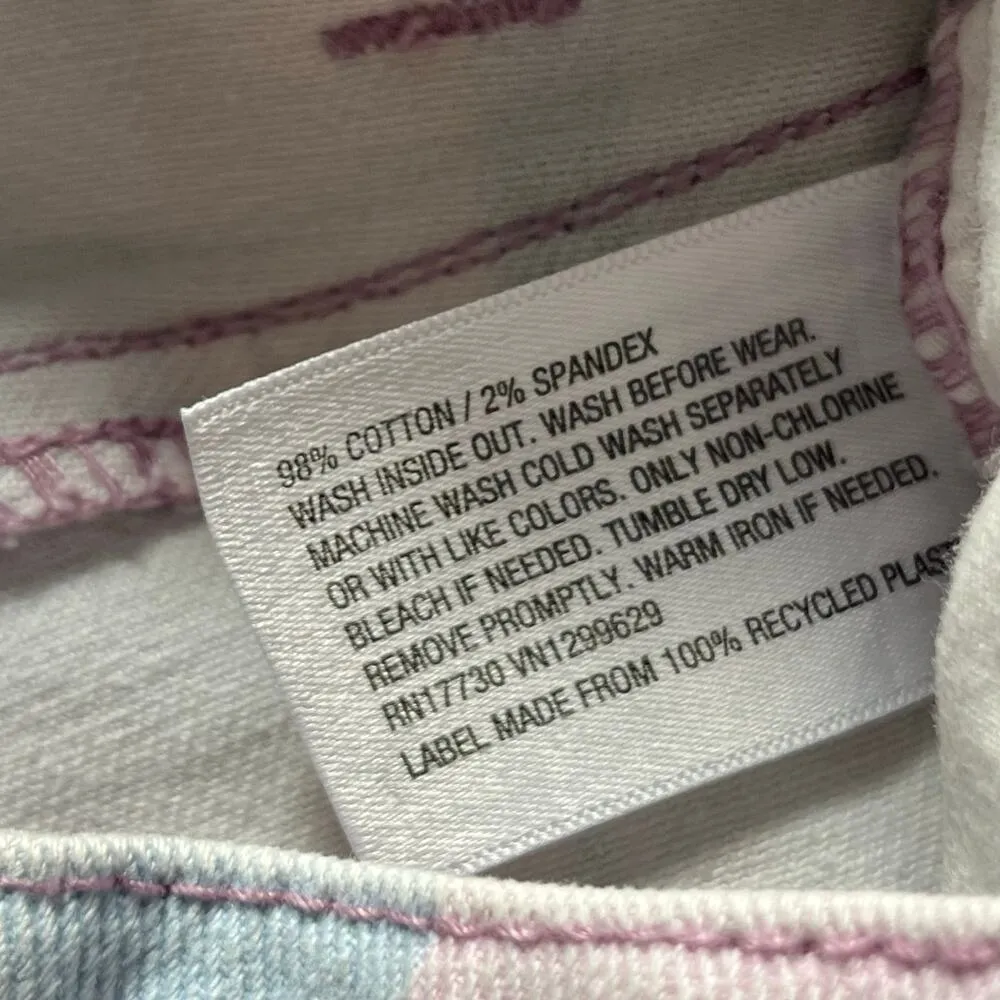 Wild Fable Striped Denim Shorts - Size 2 - Image 7