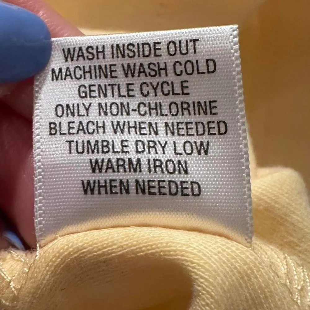 Breckenridge Butter Yellow Floral Embroidered Cardigan Sweater Size Large Petite - Image 7