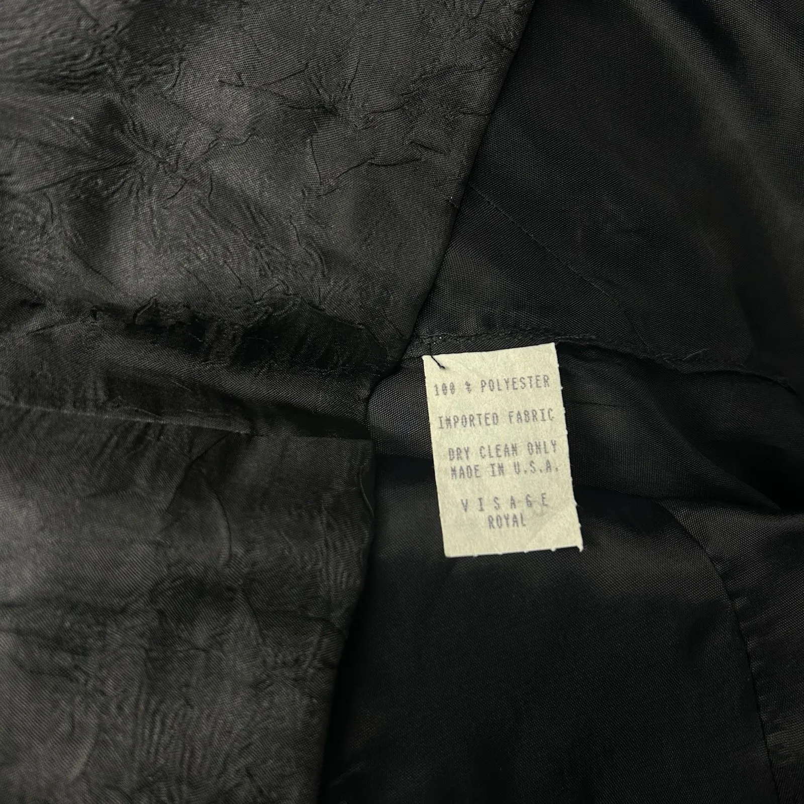 Visage Royal Women's‎ Size 14 Black Sleeveless Tank Zip Back Formal Made In USA - Image 7